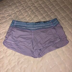 Lululemon Athletic Lavender-Blue Athletic Shorts